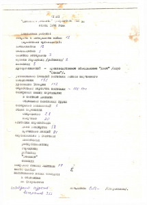 Отчёт “Снежного десанта” факультета ВМК за поход 1986 года